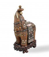 JAPANESE SHIBAYAMA WOOD ELEPHA