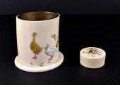 JAPANESE SHIBIYAMA VASE & A CO