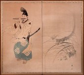 JAPANESE SHIJO SCHOOL TWO-PANE