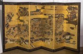 JAPANESE SHOGUN SIX-PANEL SCRE