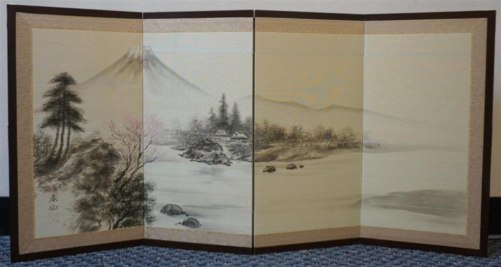 JAPANESE SHUNSEN FOUR-PANEL