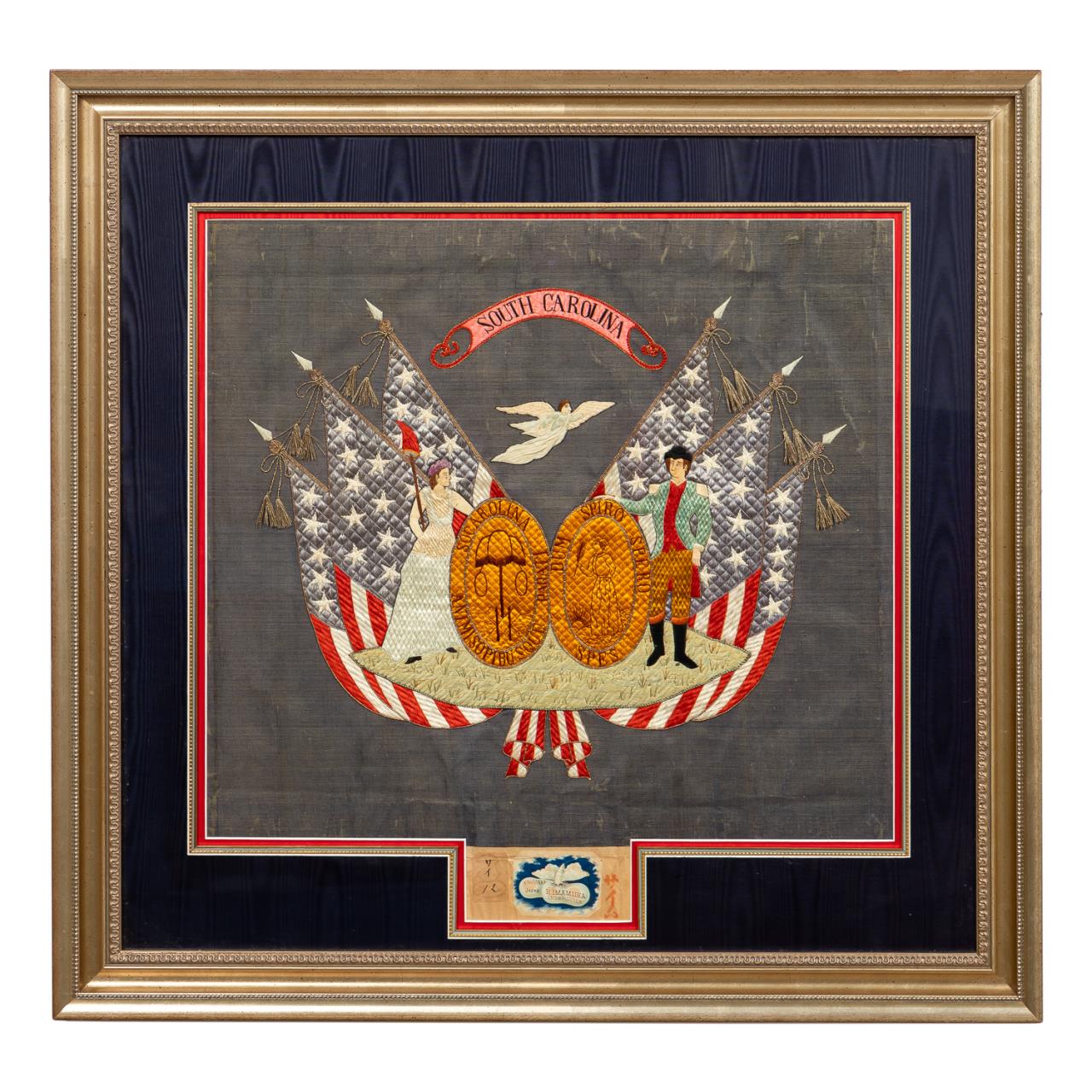 JAPANESE SILK EMBROIDERY SOUTH