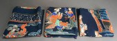 JAPANESE SILK ROBE AND THREE T