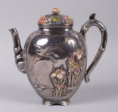 JAPANESE SILVER AND ENAMEL SMA