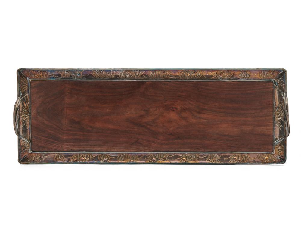 JAPANESE SILVER AND WOOD
