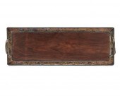 JAPANESE SILVER AND WOOD TWO-H