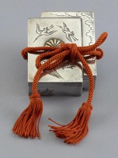 JAPANESE SILVER BONBONNIERE 20