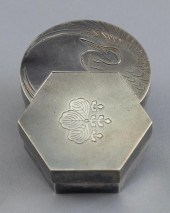 JAPANESE SILVER BONBONNIERE 20