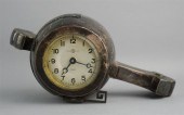 JAPANESE SILVERED MALLET CLOCK