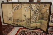 JAPANESE SIX-PANEL FLOOR SCREE