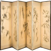 JAPANESE SIX-PANEL FOLDING SCR