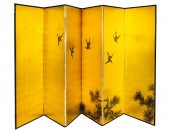 JAPANESE SIX-PANEL FOLDING SCR