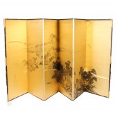 JAPANESE SIX PANEL SCREEN BYOB