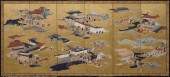 JAPANESE SIX-PANEL SCREEN (BYO