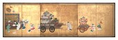 JAPANESE SIX-PANEL SCREEN MEIJ