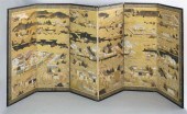 JAPANESE SIX-PANEL SCREEN, RAK