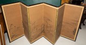 JAPANESE SIX PANEL TEA SCREEN