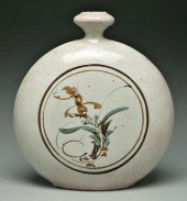 Japanese studio moon vase, lar