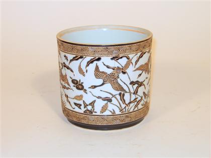 Japanese studio porcelain brushpot