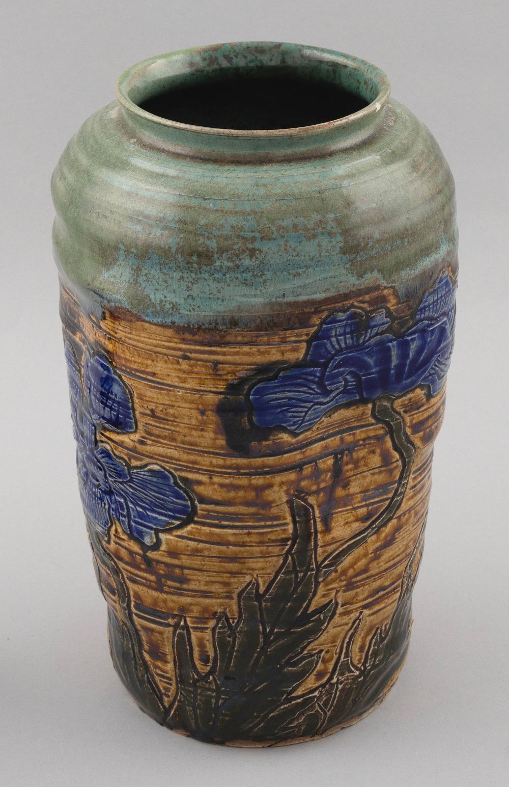 JAPANESE STUDIO POTTERY VASE 20TH