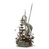 JAPANESE STYLE COPPER EGRET FO