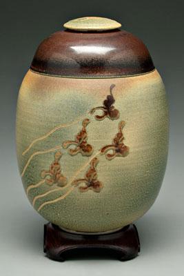 Japanese style lidded vessel,