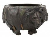 JAPANESE STYLE PATINATED BRONZ