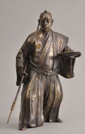 JAPANESE-STYLE SILVERED AND PA
