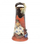 JAPANESE SUMIDA GAWA POTTERY V