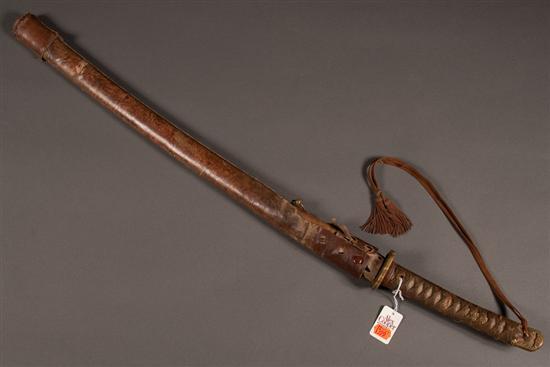 Japanese sword in WWII-era military