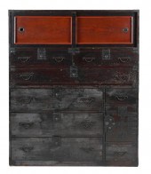 JAPANESE TANSU CHESTin two par