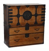 JAPANESE TANSU WITH FANCY META