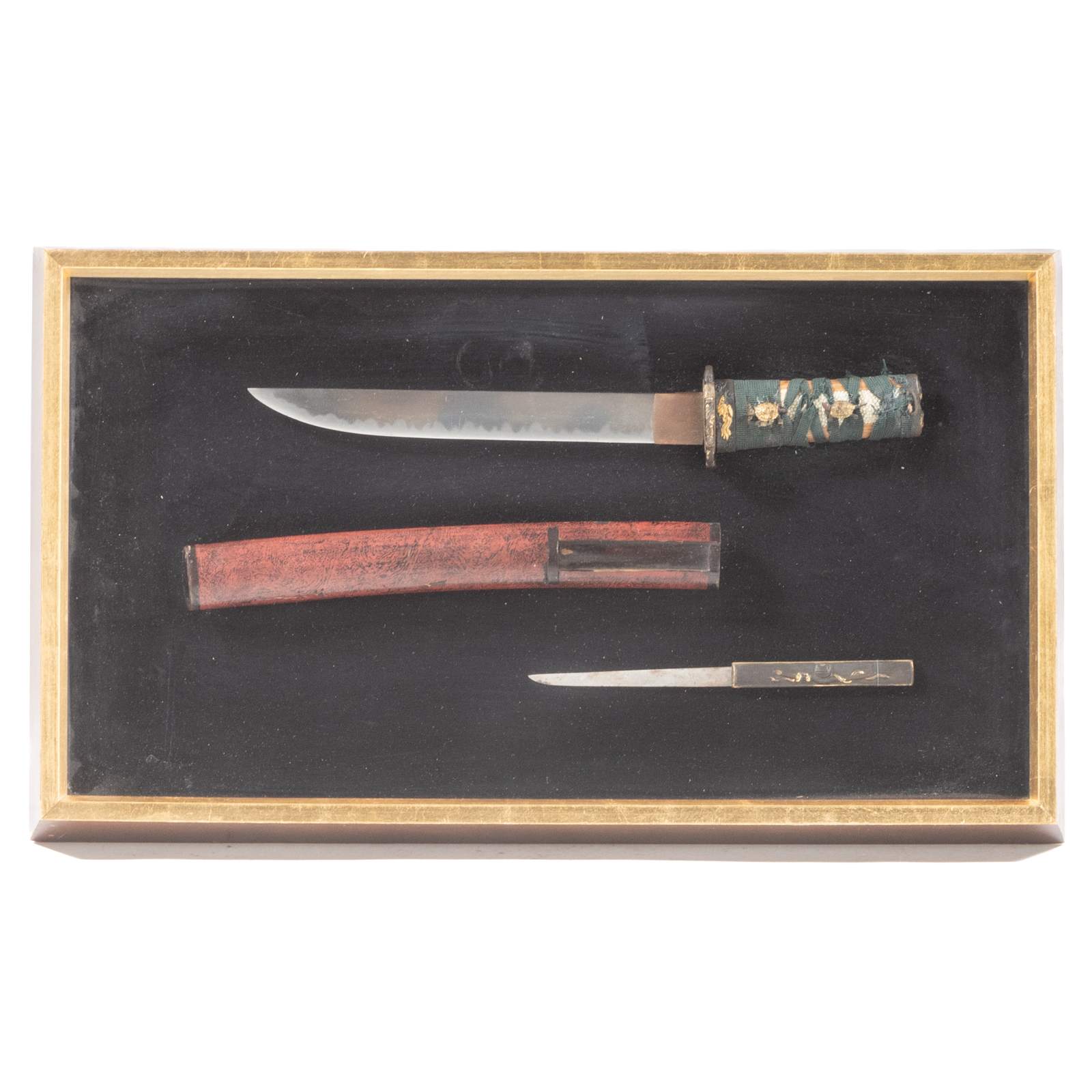 JAPANESE TANTO & SHEATH IN SHADOW