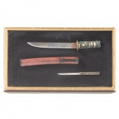 JAPANESE TANTO & SHEATH IN SHA