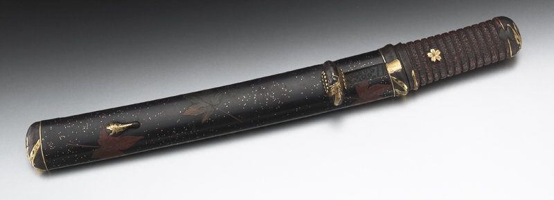 Japanese Tanto sword with a maple