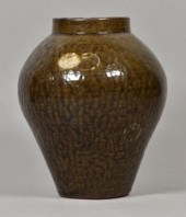 JAPANESE TOKONAME JARAsh glaze