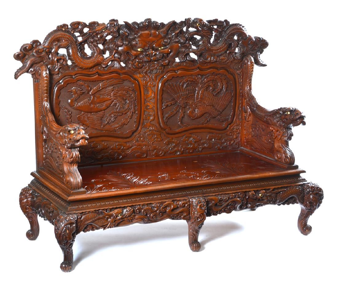 JAPANESE TOMEKICHI SUZUKI CARVED