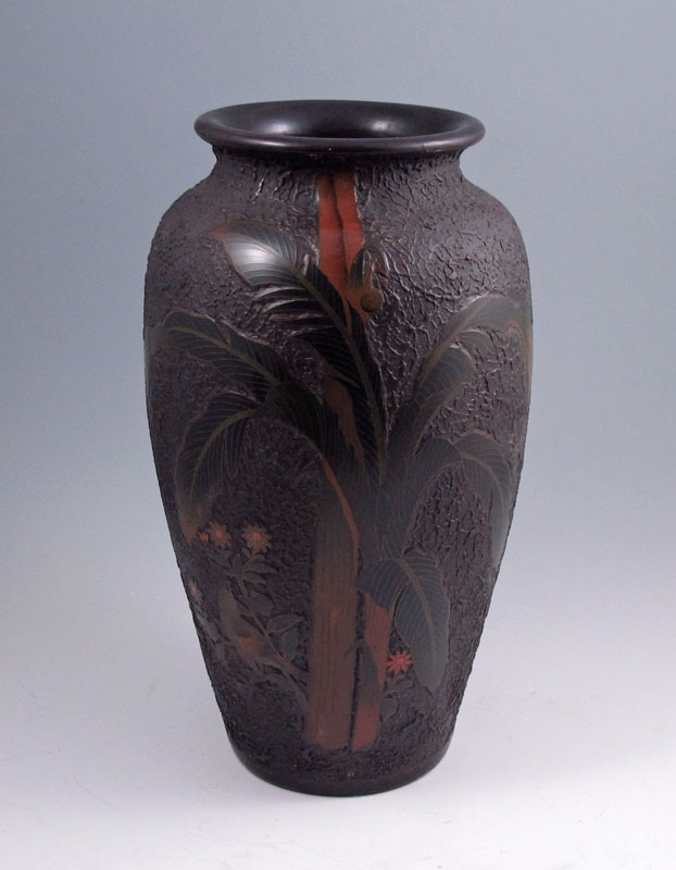 JAPANESE TOTAI TREE BARK CERAMIC