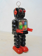 JAPANESE TOY ROBOT, WIND UP AC