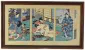 JAPANESE TOYOKUNI III UKIYO-E