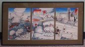 JAPANESE TRIPTYCH WOODBLOCK PR