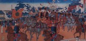JAPANESE TRIPTYCH WOODBLOCK PR