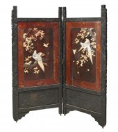 JAPANESE TWO-PANEL SCREENeach