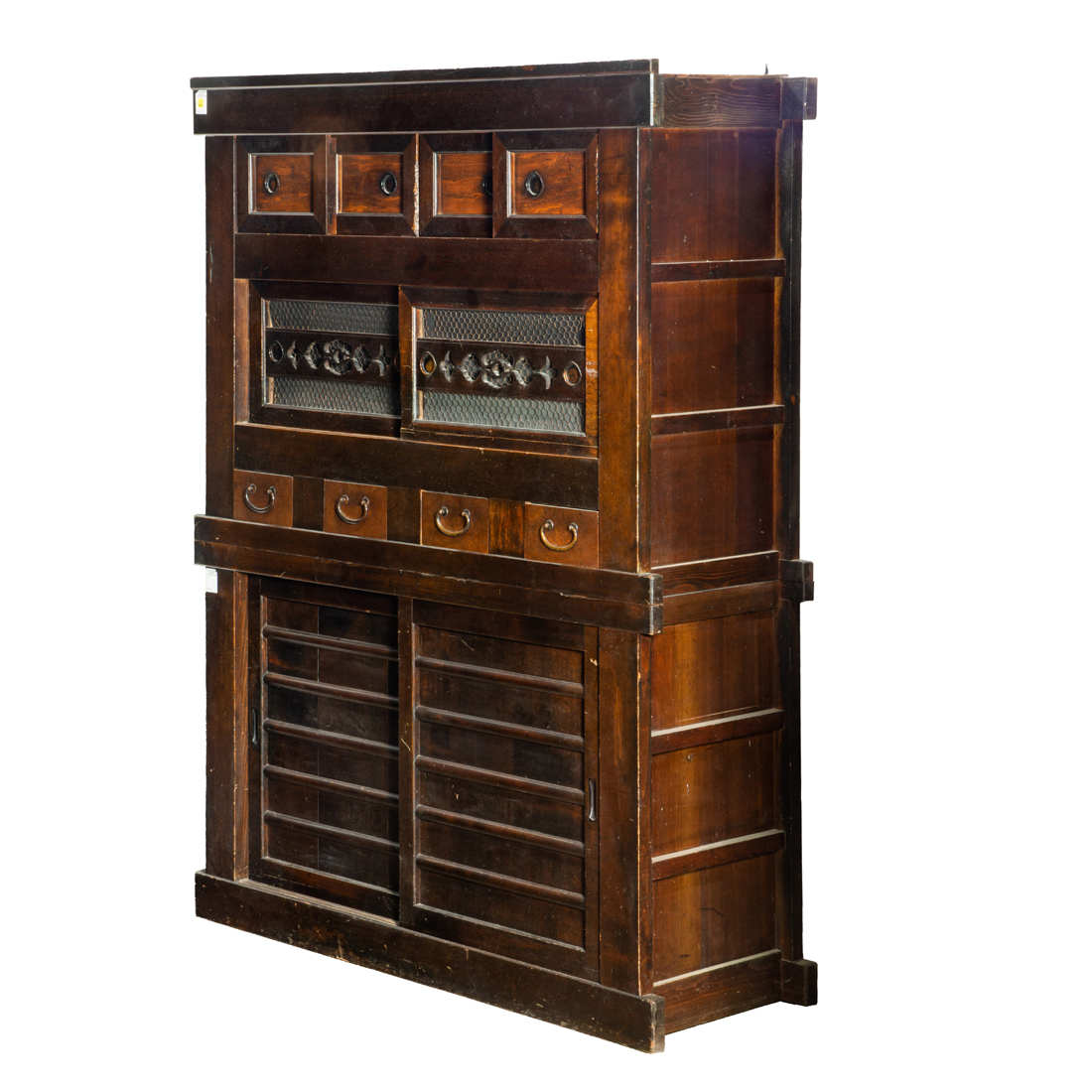JAPANESE TWO-PART KITCHEN TANSU
