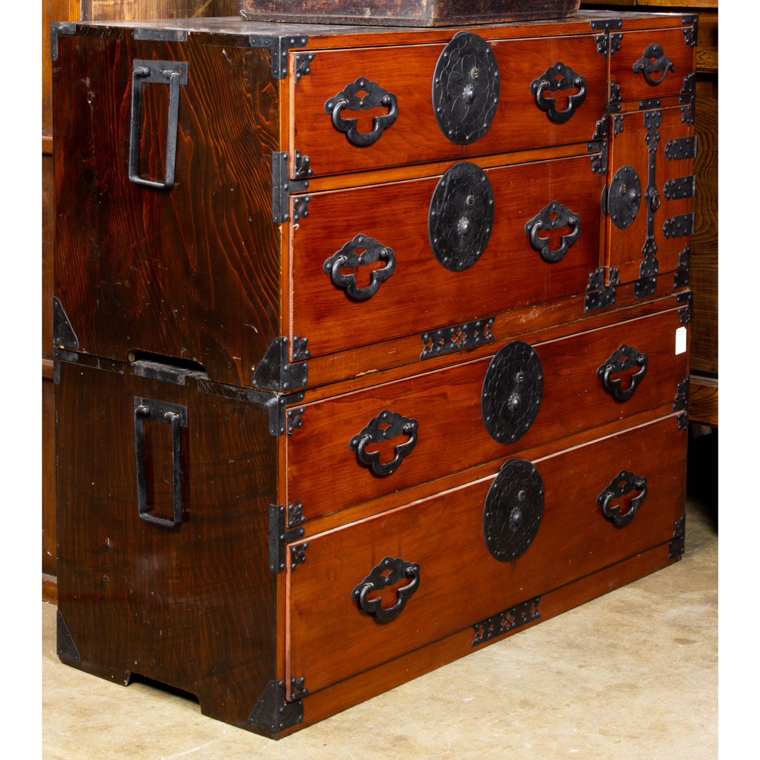 JAPANESE TWO-PART TANSU Japanese