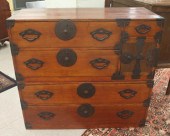 JAPANESE TWO-STACK TANSU CHEST