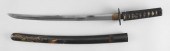 JAPANESE WAKIZASHI AND SCABBAR