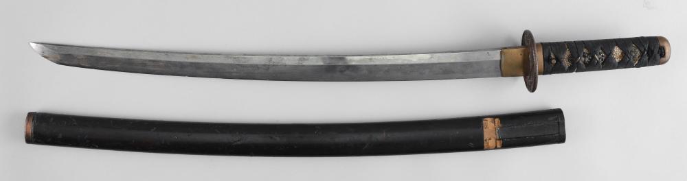 JAPANESE WAKIZASHI AND SCABBARD