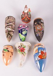 JAPANESE WALL POCKETS, SEVEN (