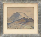 JAPANESE WATERCOLOR ON PAPER B